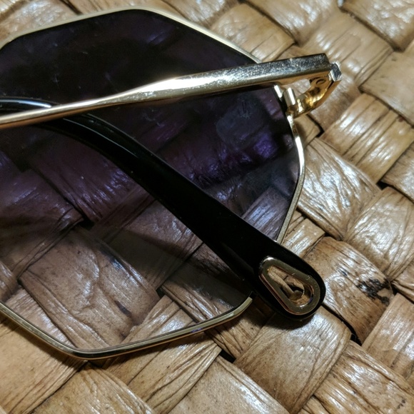 Oversized Ombre hexagonal sunglasses - Picture 3 of 3